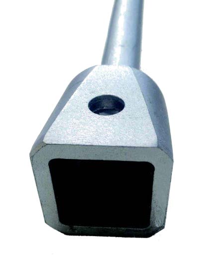 CLE DE MANOEUVRE GALVANISEE CARRE 30X30 Hauteur 1.50Mètre