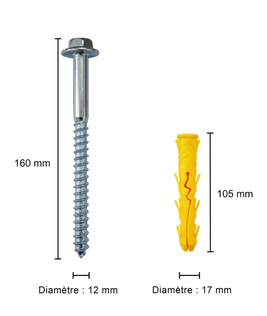 [TIRFOND] FIXATIONS POUR COUSSINS BERLINOIS / SEPARATEURS CYCLO / RALENTISSEURS / BUTEES DE PARKING ISOFLEX / BALIFLEX / MUSOIRS