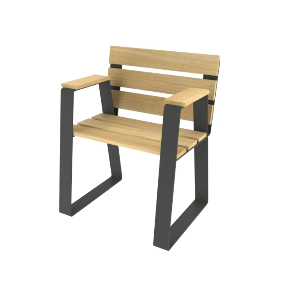 [32178] BANC+ACCOUDOIRS HAVANE EHPAD 1PL L700MM BOIS