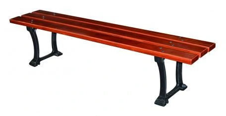 banquette Pampelune 3 LAMES CARRÉES BOIS EXOTIQUE