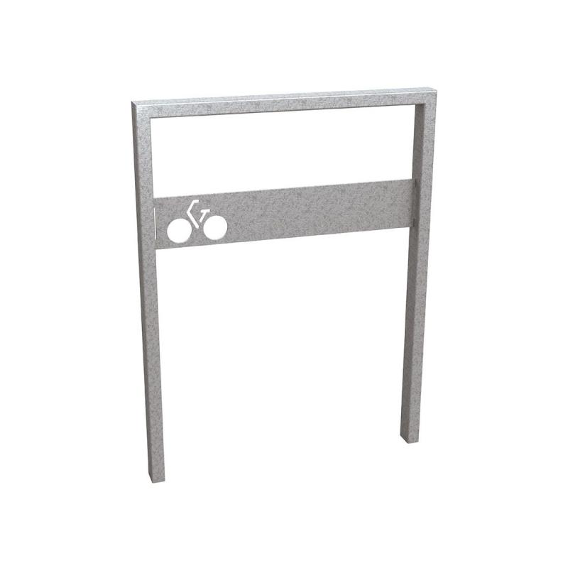 [204018] APPUI VÉLOS MILAN AVEC SIGNALÉTIQUE VÉLO - SCELLEMENT DIRECT