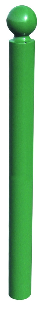 [10805] Potelet boule cadix 1300mm D76mm (VERT RAL 6005)