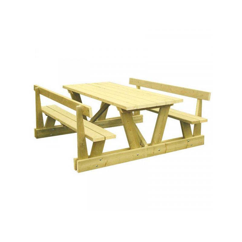 TABLE PIQUE-NIQUE DORTMUND SANS DOSSIER 200 CM