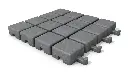 Dalle pavé 50x50x6 cm gris (soit 4 dalles par m²)